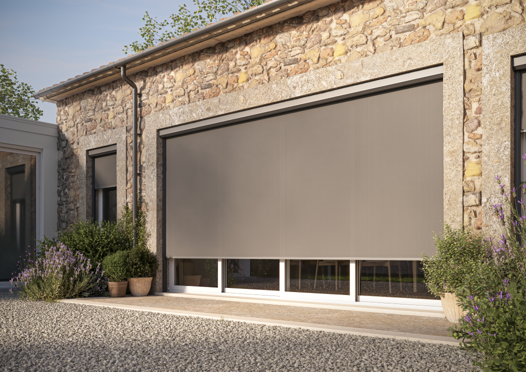 External Store Screen Store screen extérieur : Soprofen, protections solaires Stores screens
